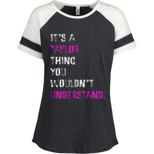 ItS A Taylor Thing Unique Style Enza Ladies Jersey Colorblock Tee