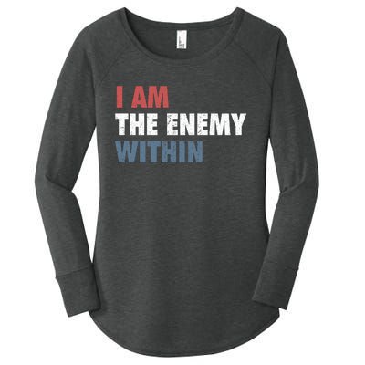 I Am The Enemy Within Women's Perfect Tri Tunic Long Sleeve Shirt