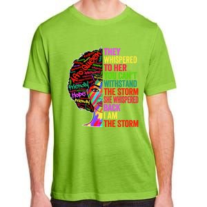 I Am The Storm Black History Month Funny Juneteenth Gift Adult ChromaSoft Performance T-Shirt