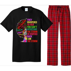 I Am The Storm Black History Month Funny Juneteenth Gift Pajama Set