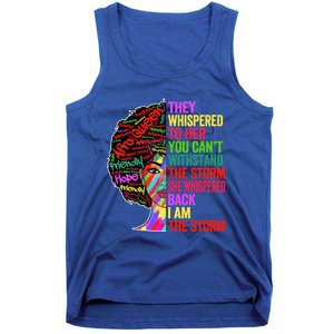 I Am The Storm Black History Month Funny Juneteenth Gift Tank Top