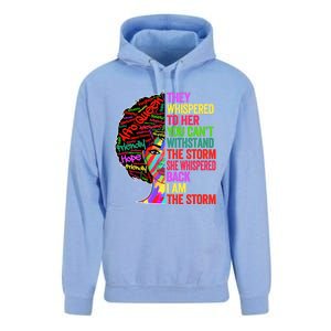 I Am The Storm Black History Month Funny Juneteenth Gift Unisex Surf Hoodie