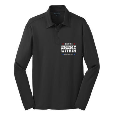 I Am The Enemy Withinharris Walz 2024 Groovy Silk Touch Performance Long Sleeve Polo