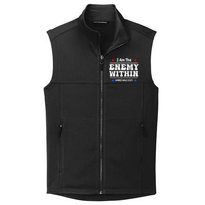 I Am The Enemy Withinharris Walz 2024 Groovy Collective Smooth Fleece Vest