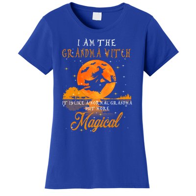 I Am The Grandma Witch Halloween Gift Women's T-Shirt