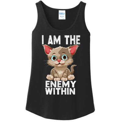 I Am The Enemy Withinharris Walz 2024 Enemy Within Ladies Essential Tank