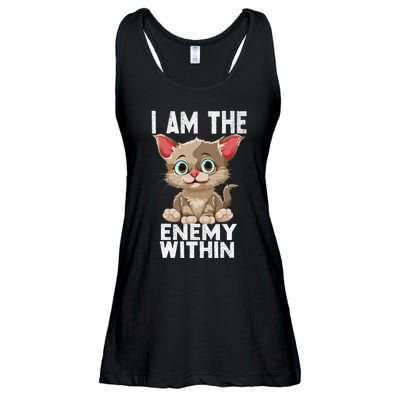 I Am The Enemy Withinharris Walz 2024 Enemy Within Ladies Essential Flowy Tank