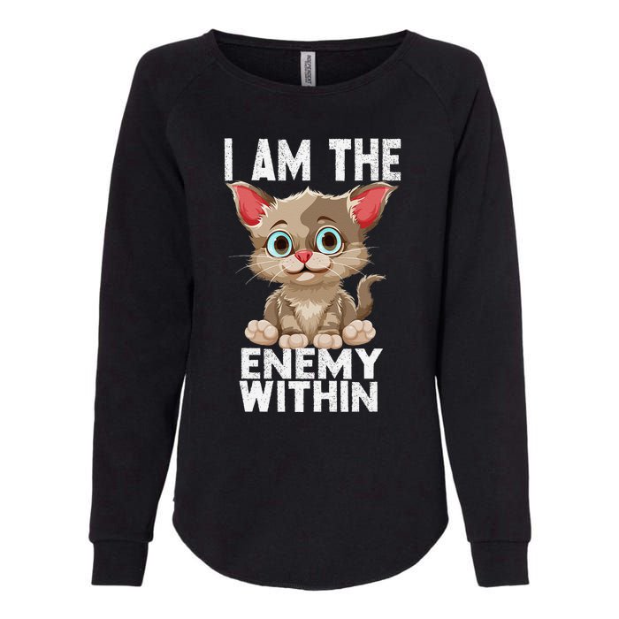 I Am The Enemy Withinharris Walz 2024 Enemy Within Womens California Wash Sweatshirt