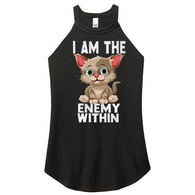 I Am The Enemy Withinharris Walz 2024 Enemy Within Women's Perfect Tri Rocker Tank