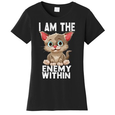 I Am The Enemy Withinharris Walz 2024 Enemy Within Women's T-Shirt