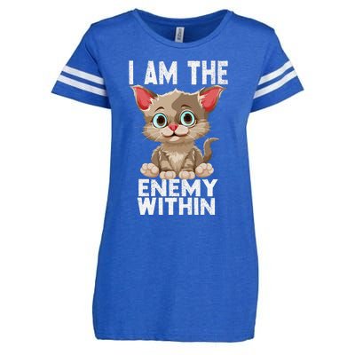 I Am The Enemy Withinharris Walz 2024 Enemy Within Enza Ladies Jersey Football T-Shirt