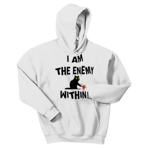 I Am The Enemy Within Kamala Harris Donald Trump 2024 Kids Hoodie