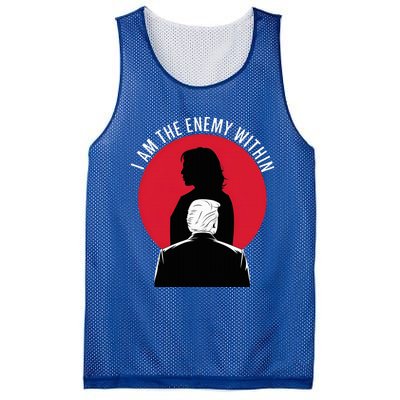 I Am The Enemy Within – Kamala Harris 2024 Mesh Reversible Basketball Jersey Tank