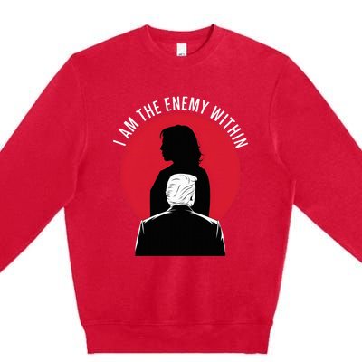 I Am The Enemy Within – Kamala Harris 2024 Premium Crewneck Sweatshirt