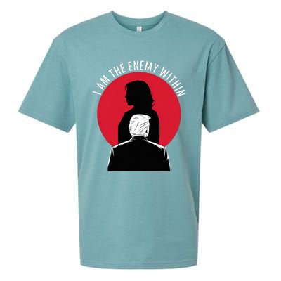 I Am The Enemy Within – Kamala Harris 2024 Sueded Cloud Jersey T-Shirt