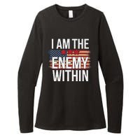 I Am The Enemy Within Kamala Harris Vs Trump Womens CVC Long Sleeve Shirt