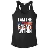 I Am The Enemy Within Kamala Harris Vs Trump Ladies PosiCharge Competitor Racerback Tank