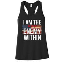 I Am The Enemy Within Kamala Harris Vs Trump Women's Racerback Tank