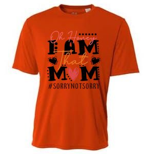 I Am That Mom Gift Mom Heart MotherS Day Meaningful Gift Cooling Performance Crew T-Shirt