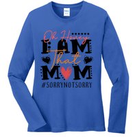 I Am That Mom Gift Mom Heart MotherS Day Meaningful Gift Ladies Long Sleeve Shirt