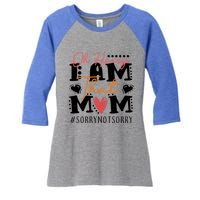 I Am That Mom Gift Mom Heart MotherS Day Meaningful Gift Women's Tri-Blend 3/4-Sleeve Raglan Shirt