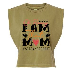 I Am That Mom Gift Mom Heart MotherS Day Meaningful Gift Garment-Dyed Women's Muscle Tee