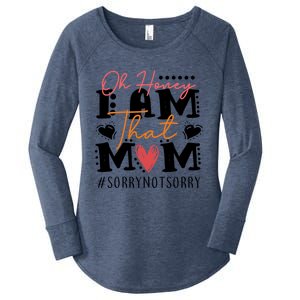 I Am That Mom Gift Mom Heart MotherS Day Meaningful Gift Women's Perfect Tri Tunic Long Sleeve Shirt