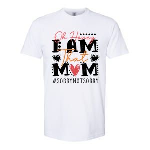 I Am That Mom Gift Mom Heart MotherS Day Meaningful Gift Softstyle CVC T-Shirt