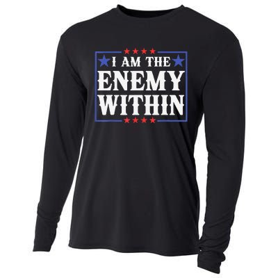 I Am The Enemy Within Pun Cooling Performance Long Sleeve Crew