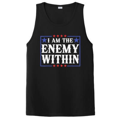 I Am The Enemy Within Pun PosiCharge Competitor Tank