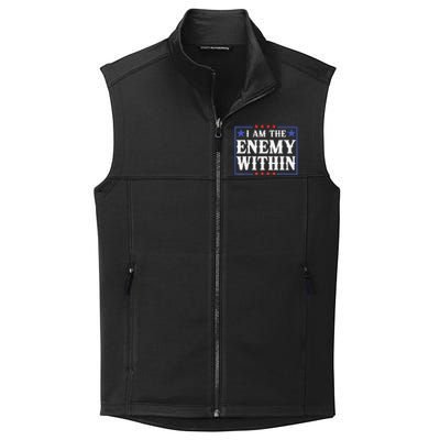 I Am The Enemy Within Pun Collective Smooth Fleece Vest