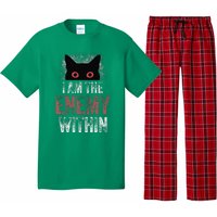 I Am The Enemy Within Pun Cat Owners Pajama Set