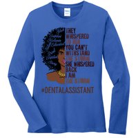 I Am The Storm Dental Assistant African American Gift Ladies Long Sleeve Shirt