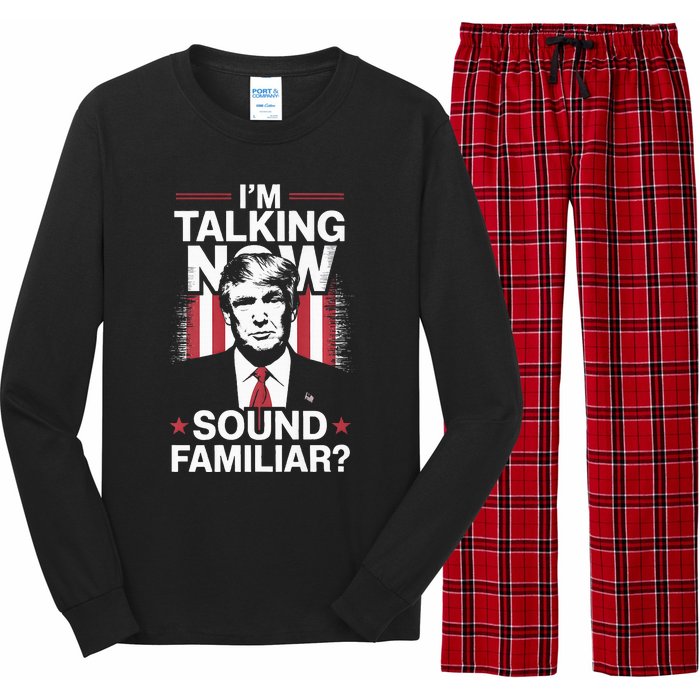 I Am Talking Now Trump Harris Debate 2024 Long Sleeve Pajama Set