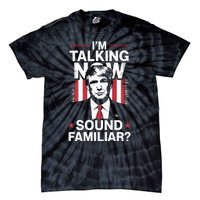 I Am Talking Now Trump Harris Debate 2024 Tie-Dye T-Shirt