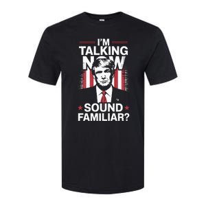 I Am Talking Now Trump Harris Debate 2024 Softstyle CVC T-Shirt