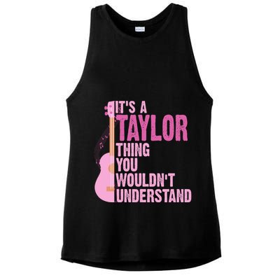 Its A Taylor Thing You Wouldnt Understand Guitar Ladies PosiCharge Tri-Blend Wicking Tank