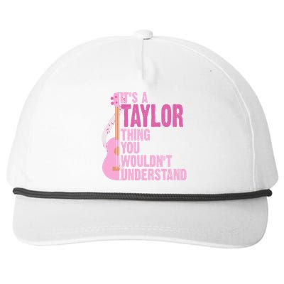 Its A Taylor Thing You Wouldnt Understand Guitar Snapback Five-Panel Rope Hat