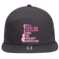 Its A Taylor Thing You Wouldnt Understand Guitar 7 Panel Mesh Trucker Snapback Hat