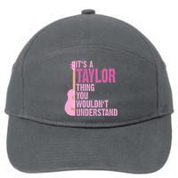 Its A Taylor Thing You Wouldnt Understand Guitar 7-Panel Snapback Hat