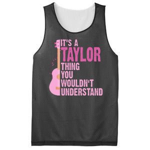 Its A Taylor Thing You Wouldnt Understand Guitar Mesh Reversible Basketball Jersey Tank