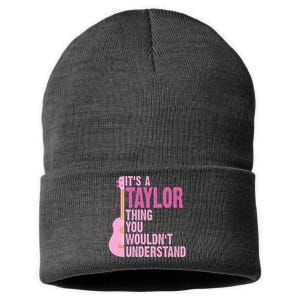 Its A Taylor Thing You Wouldnt Understand Guitar Sustainable Knit Beanie