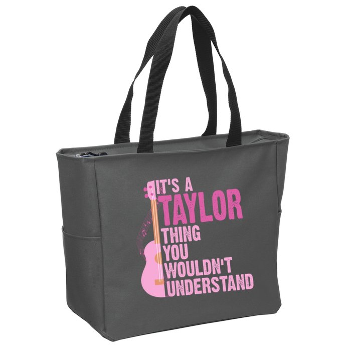Its A Taylor Thing You Wouldnt Understand Guitar Zip Tote Bag