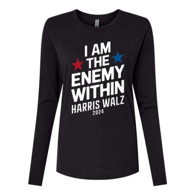 I Am The Enemy Within Womens Cotton Relaxed Long Sleeve T-Shirt