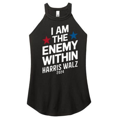 I Am The Enemy Within Women’s Perfect Tri Rocker Tank