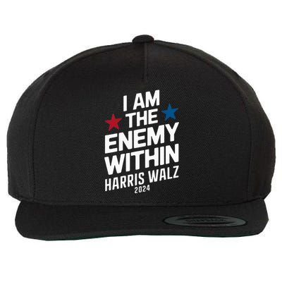 I Am The Enemy Within Wool Snapback Cap