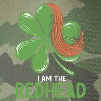 I Am The Redhead Dibs On The Redhead Funny St. Patricks Day Legacy Tie Dye Trucker Hat
