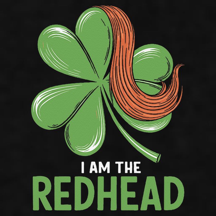 I Am The Redhead Dibs On The Redhead Funny St. Patricks Day Ladies PosiCharge Tri-Blend Wicking Tank