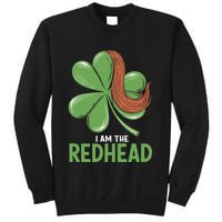 I Am The Redhead Dibs On The Redhead Funny St. Patricks Day Sweatshirt