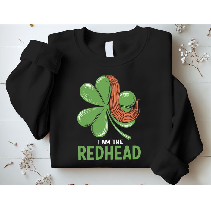 I Am The Redhead Dibs On The Redhead Funny St. Patricks Day Sweatshirt